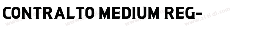 Contralto Medium Reg字体转换